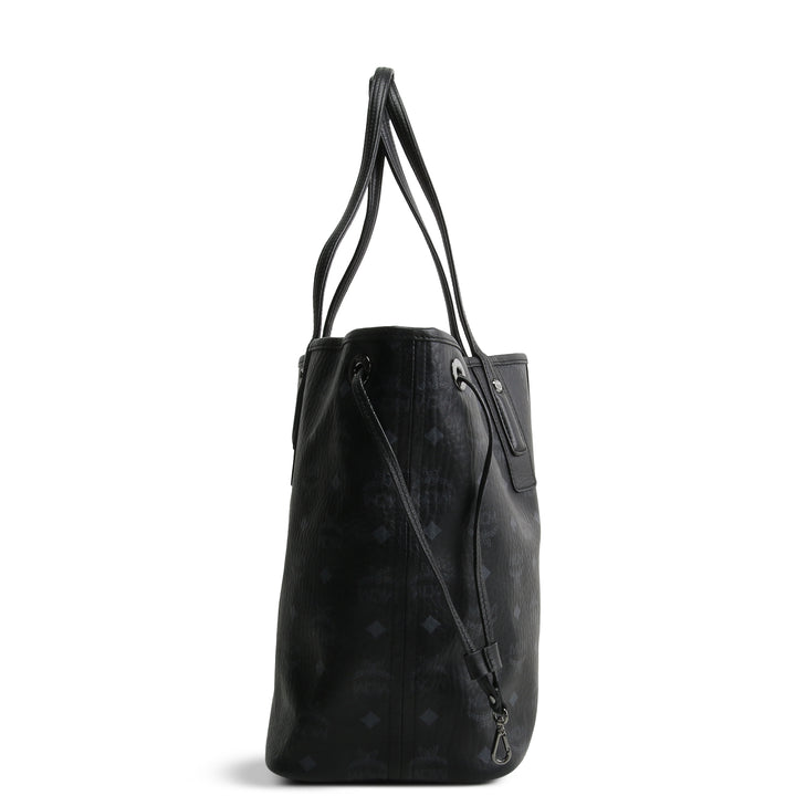 MCM Black Reversible Liz Tote Visetos - No Pouch