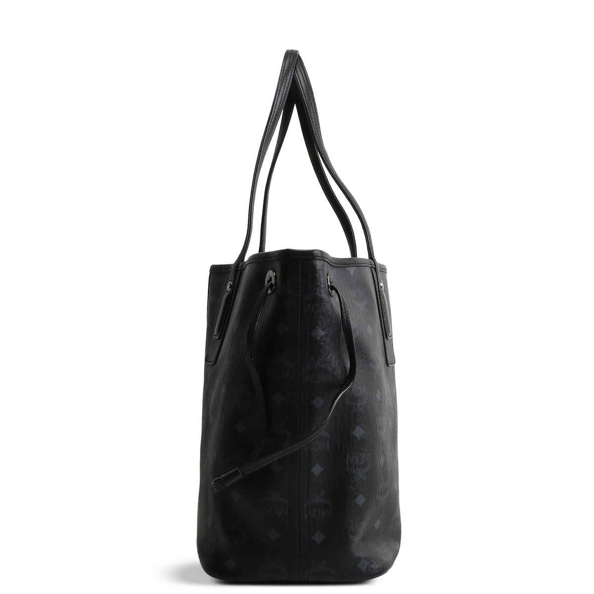 MCM Black Reversible Liz Tote Visetos - No Pouch