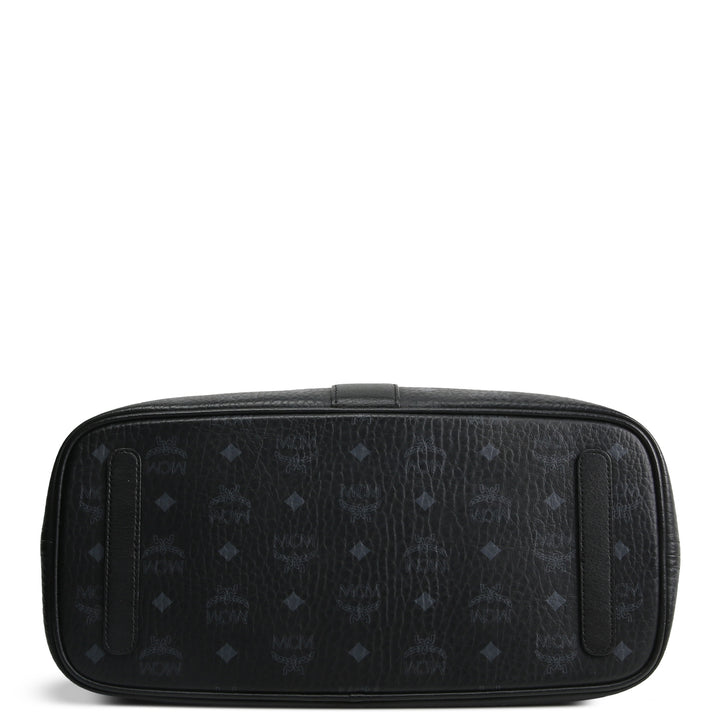 MCM Black Reversible Liz Tote Visetos - No Pouch