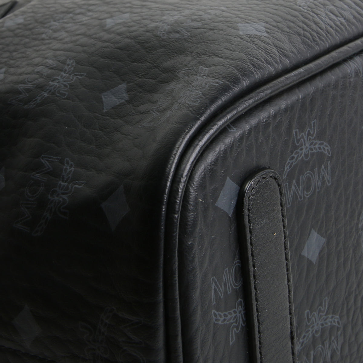 MCM Black Reversible Liz Tote Visetos - No Pouch