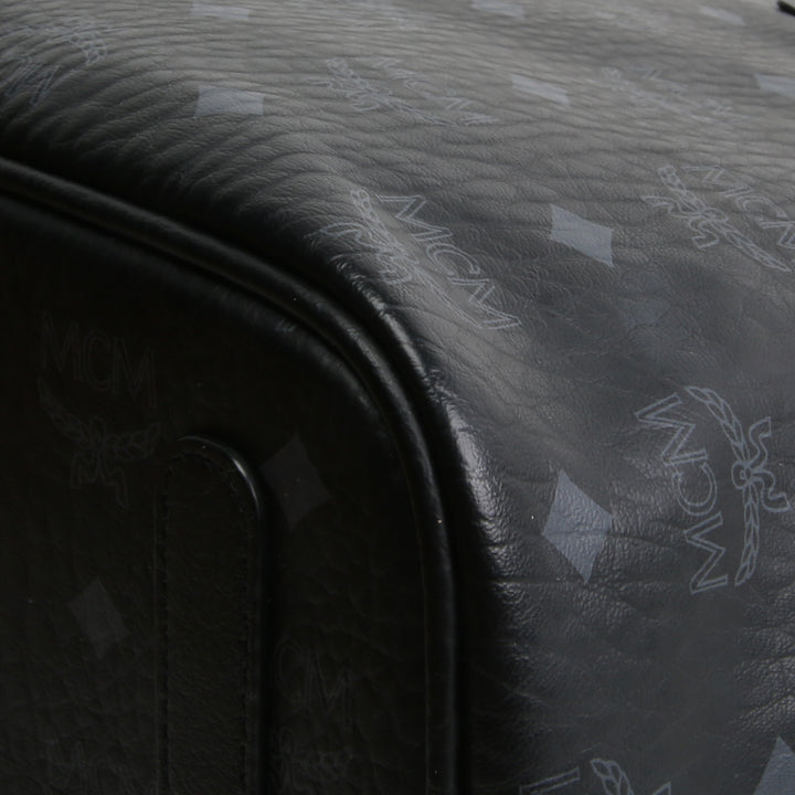 MCM Black Reversible Liz Tote Visetos - No Pouch