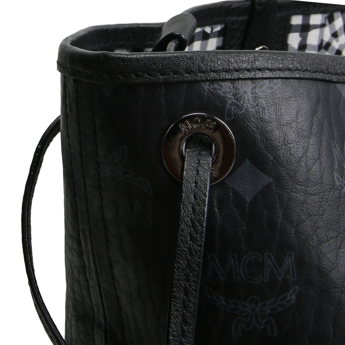 MCM Black Reversible Liz Tote Visetos - No Pouch