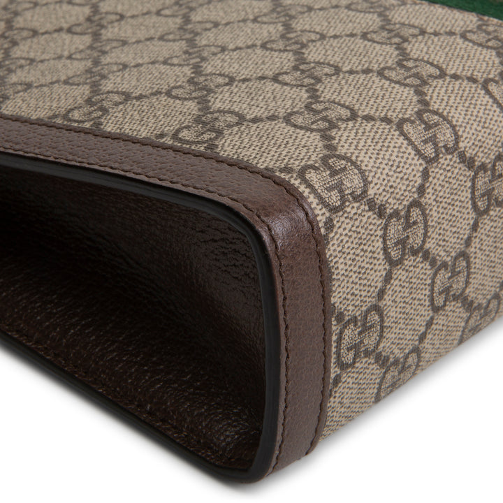 GUCCI GG Supreme Web Ophidia Pouch