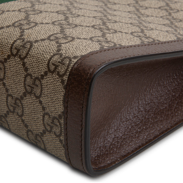 GUCCI GG Supreme Web Ophidia Pouch