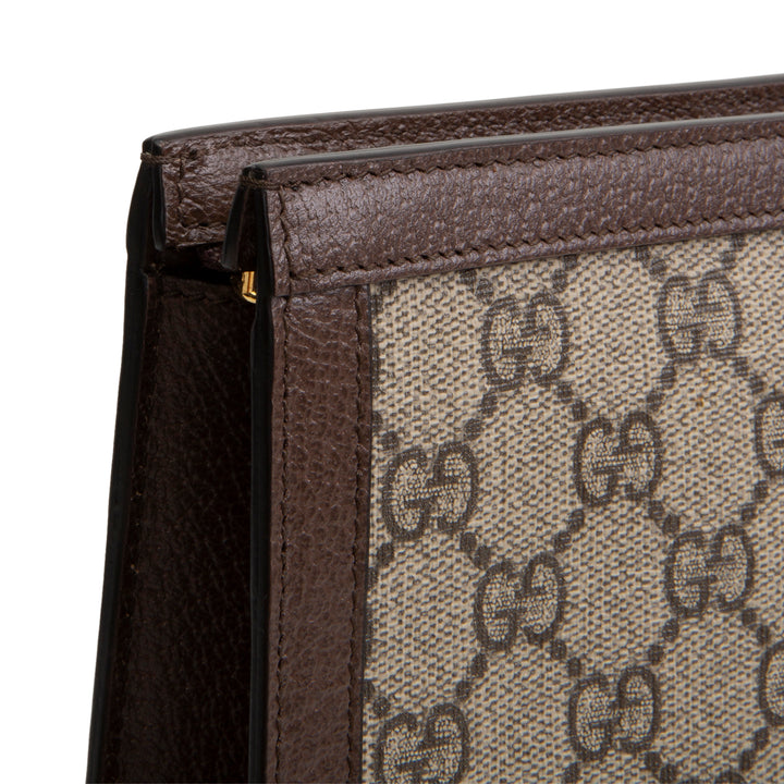GUCCI GG Supreme Web Ophidia Pouch