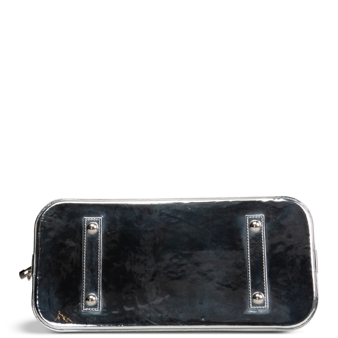 LOUIS VUITTON Monogram Vernis Miroir Alma GM - Silver