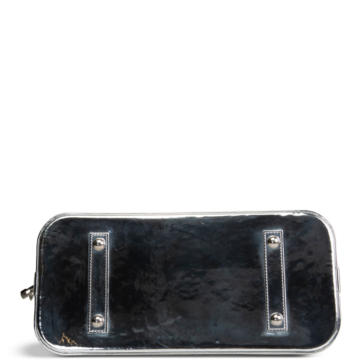 LOUIS VUITTON Monogram Vernis Miroir Alma GM - Silver
