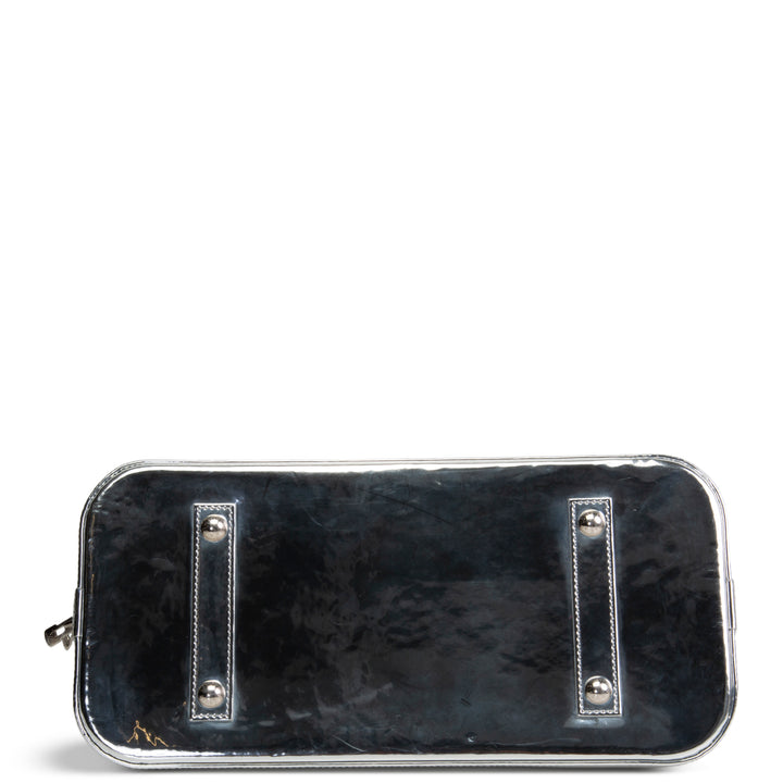 LOUIS VUITTON Monogram Vernis Miroir Alma GM - Silver