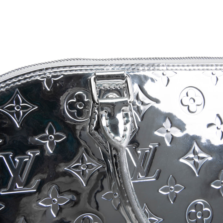LOUIS VUITTON Monogram Vernis Miroir Alma GM - Silver