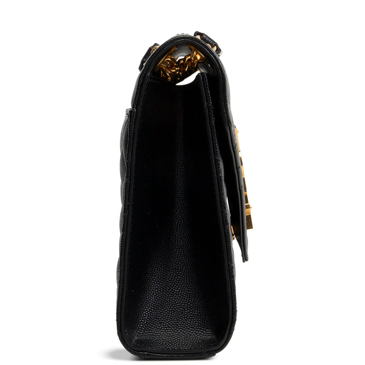 SAINT LAURENT Medium Triquilt Envelope Flap Bag