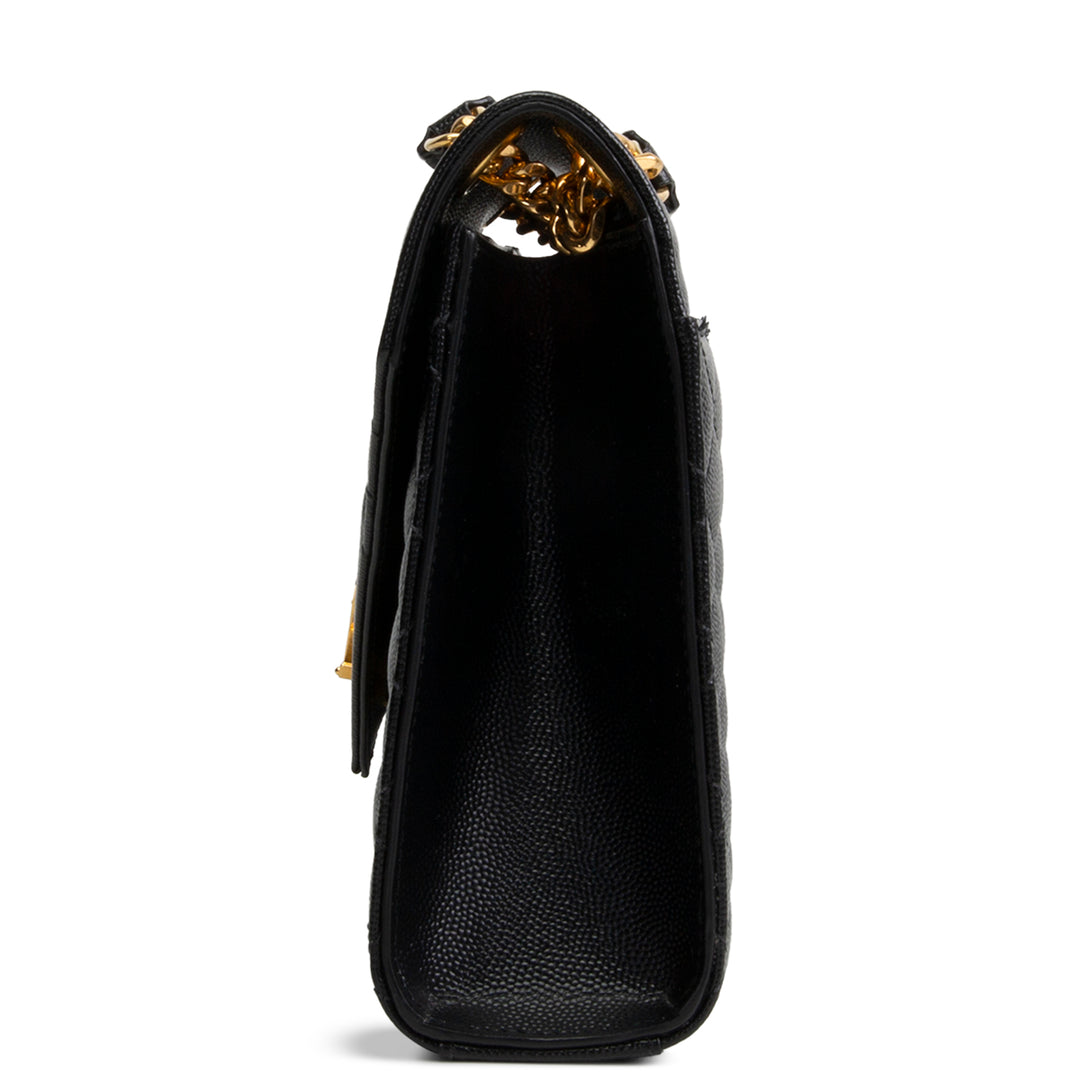 SAINT LAURENT Medium Triquilt Envelope Flap Bag