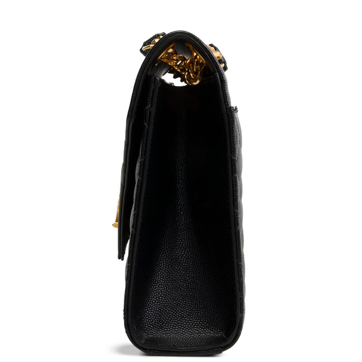 SAINT LAURENT Medium Triquilt Envelope Flap Bag