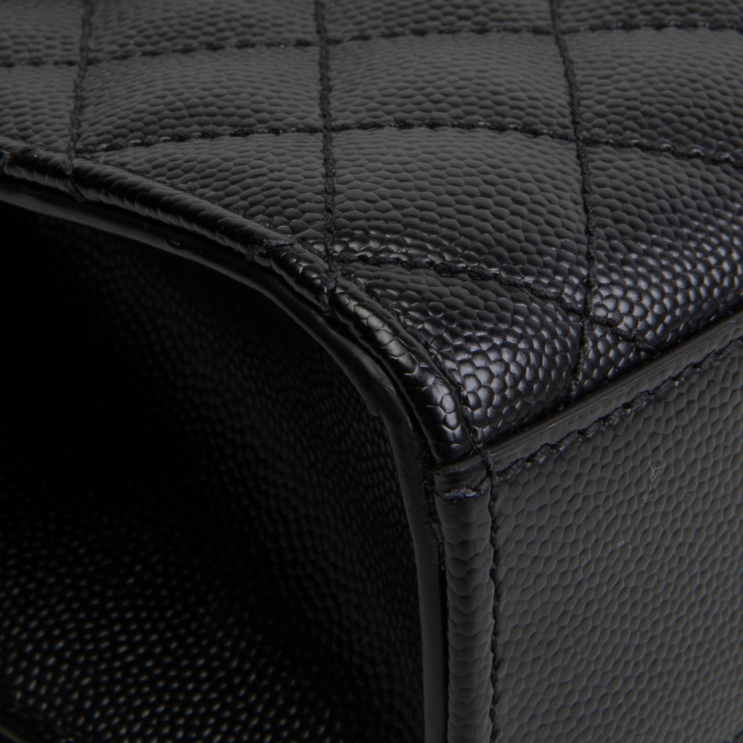 SAINT LAURENT Medium Triquilt Envelope Flap Bag