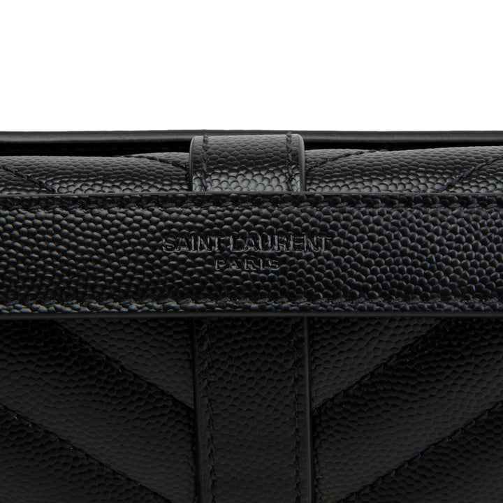 SAINT LAURENT Medium Triquilt Envelope Flap Bag