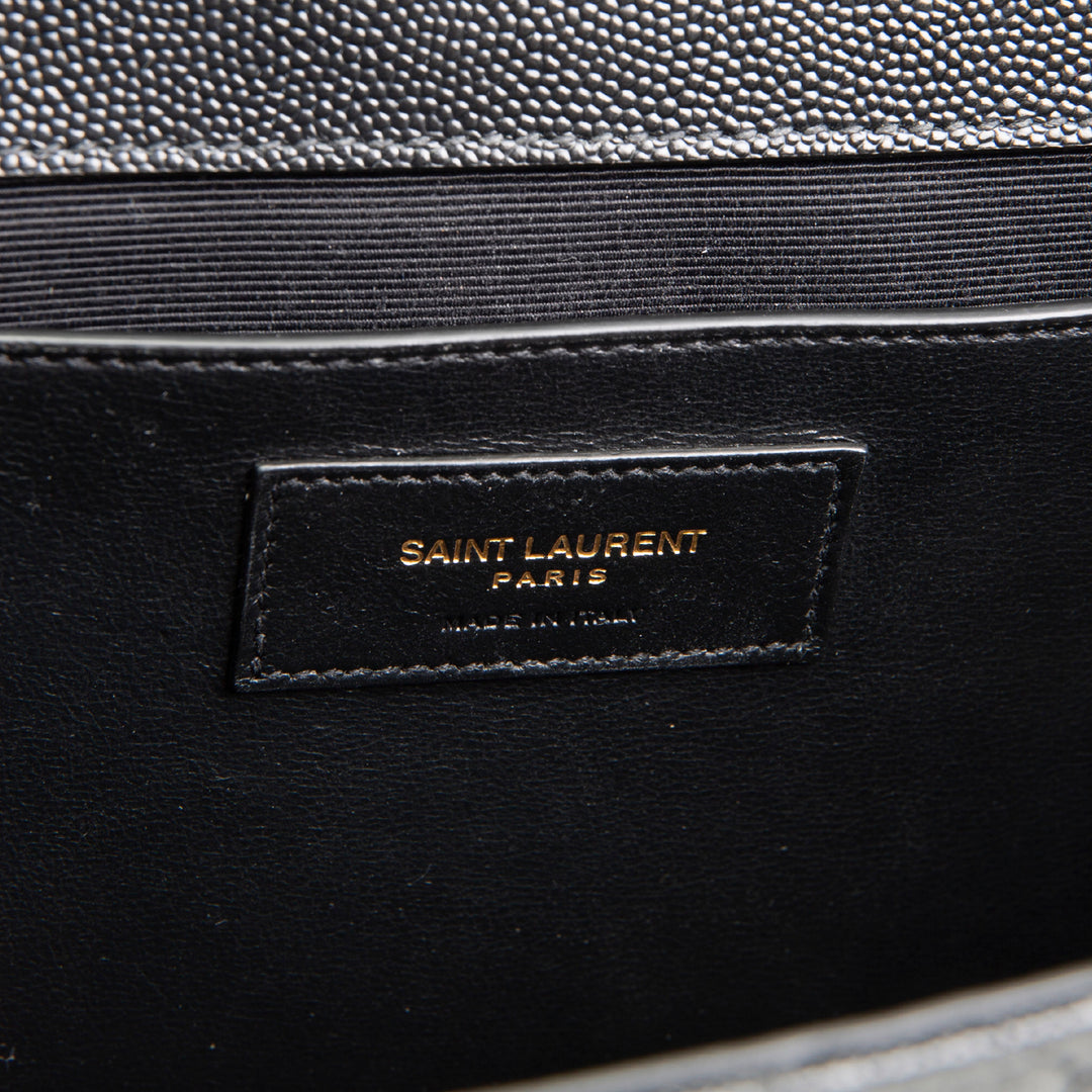 SAINT LAURENT Medium Triquilt Envelope Flap Bag