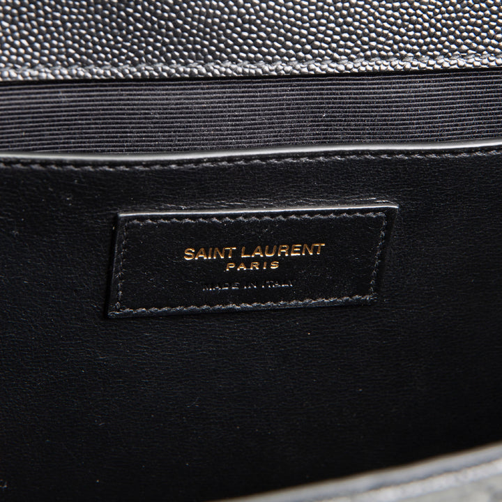 SAINT LAURENT Medium Triquilt Envelope Flap Bag