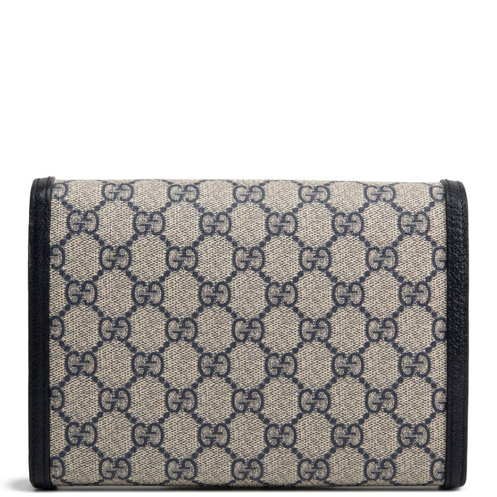 GUCCI GG Supreme Dionysus Chain Wallet - Navy