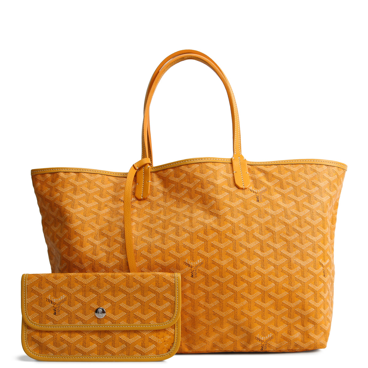 GOYARD Goyardine St. Louis Tote PM w/ Pouch - Yellow