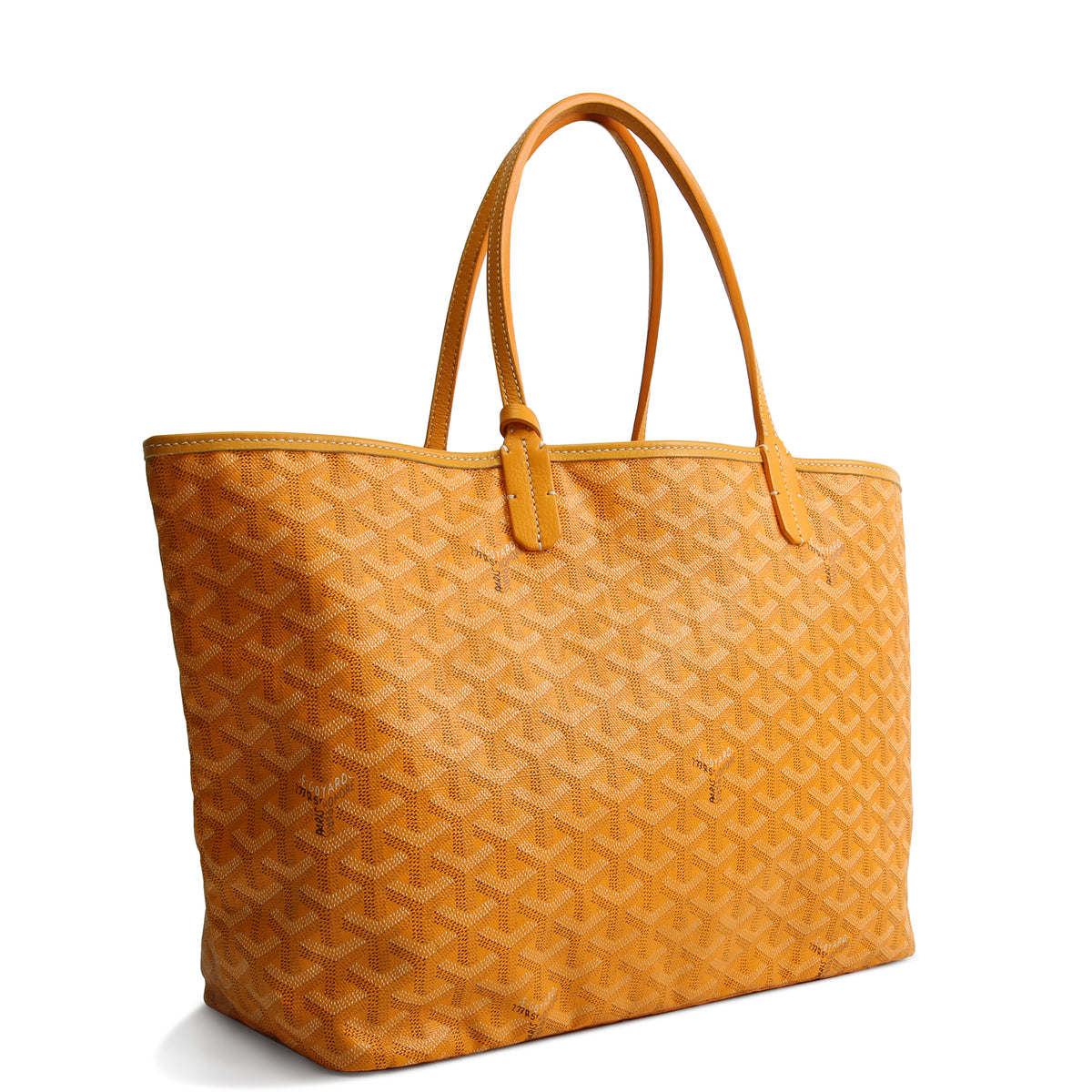 GOYARD Goyardine St. Louis Tote PM w/ Pouch - Yellow