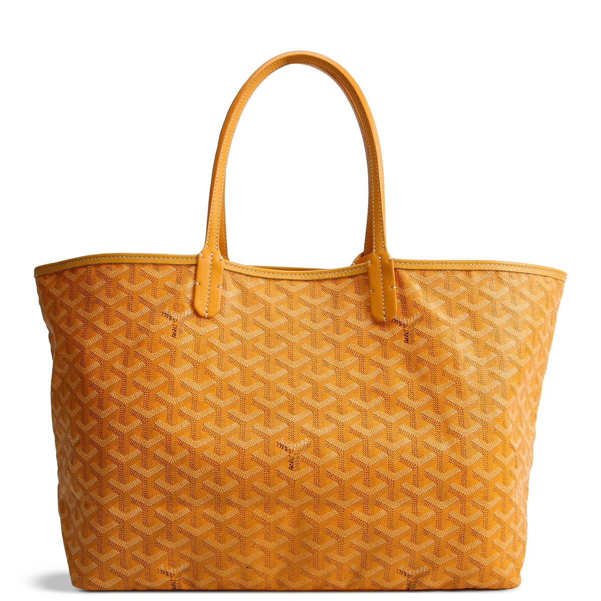 GOYARD Goyardine St. Louis Tote PM w/ Pouch - Yellow