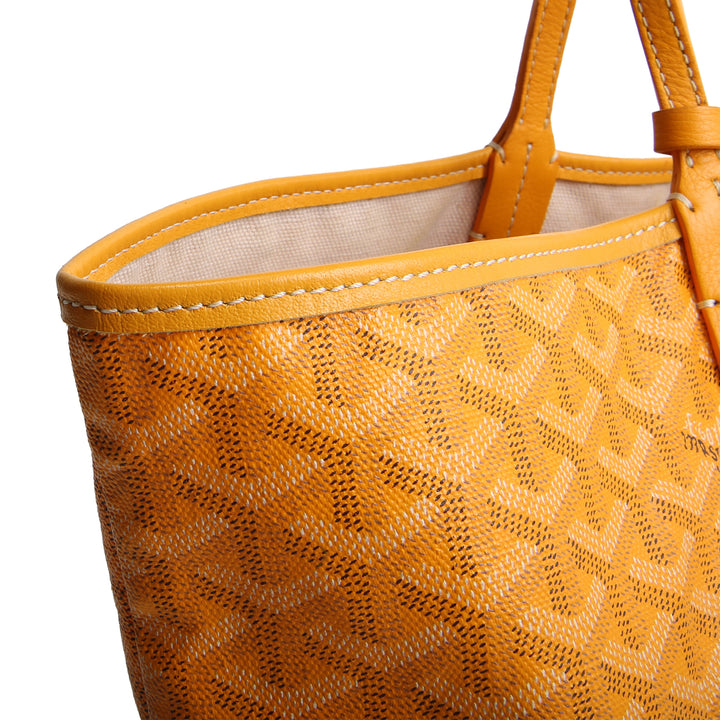 GOYARD Goyardine St. Louis Tote PM w/ Pouch - Yellow