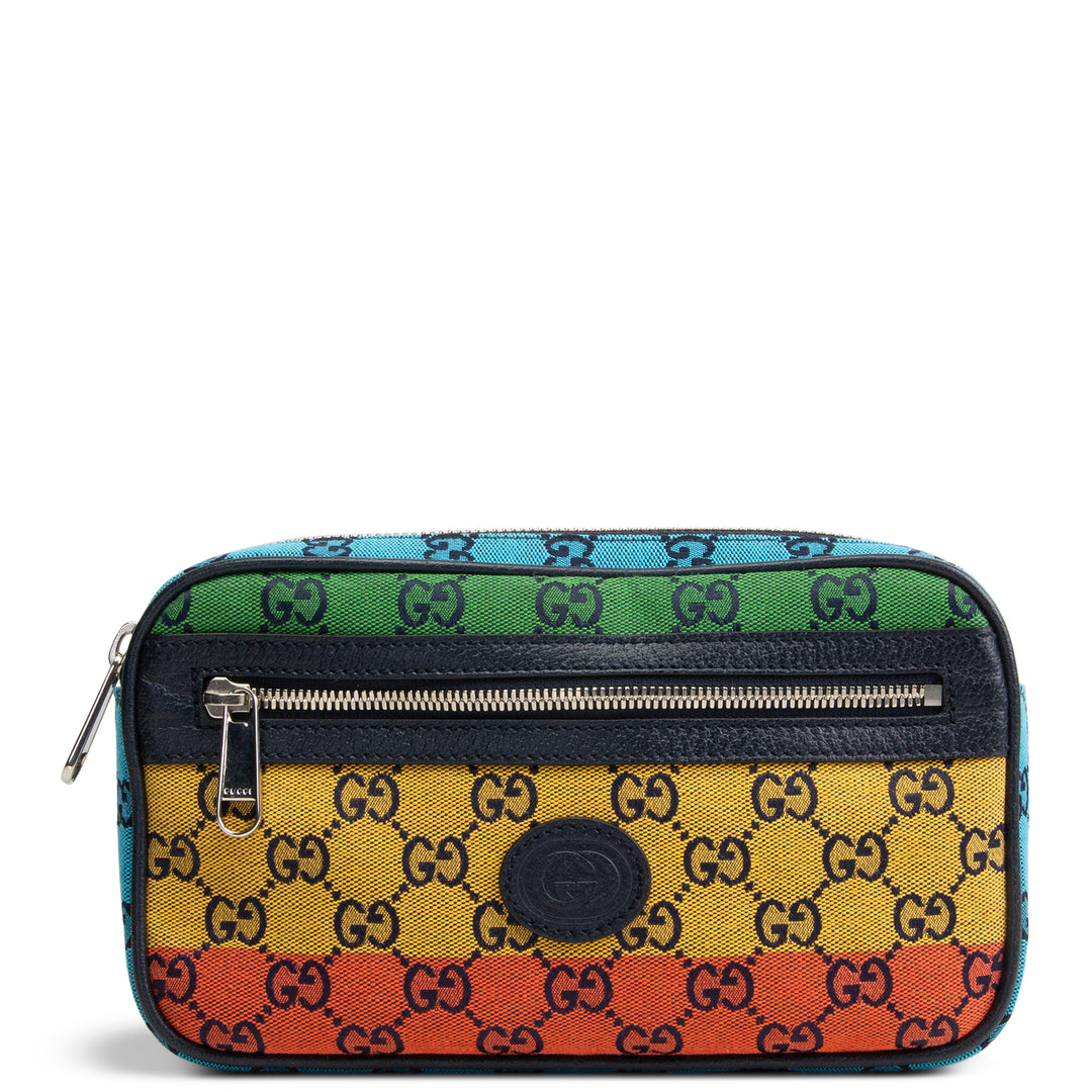 GUCCI GG Canvas Multicolor Belt Bag