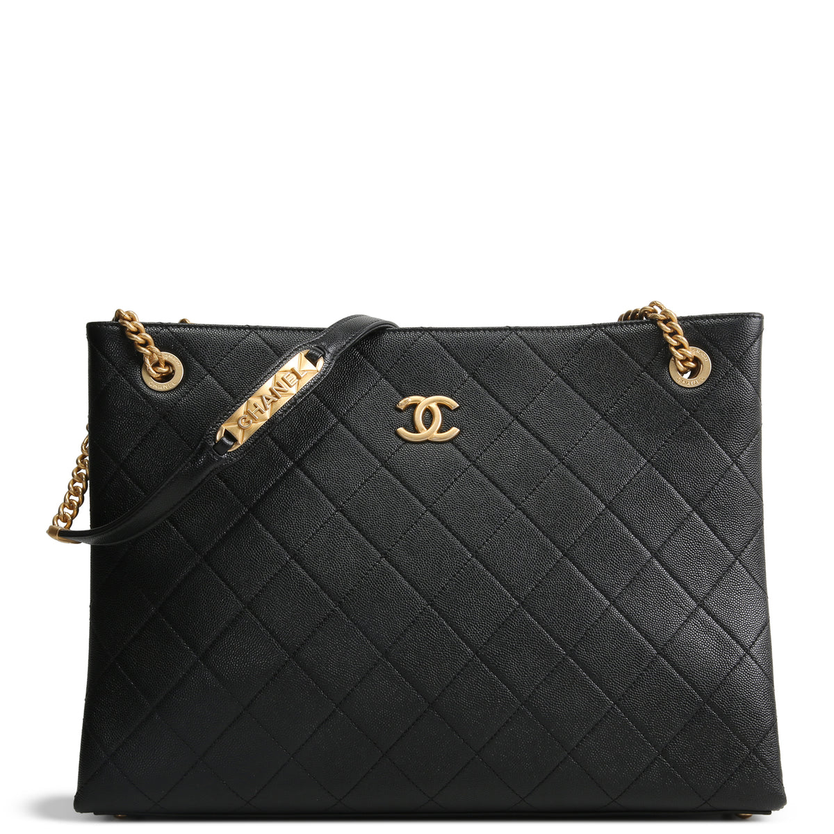CHANEL Bracelet on Chain Tote - Black