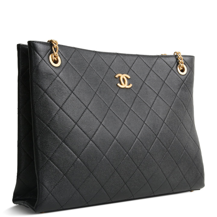 CHANEL Bracelet on Chain Tote - Black