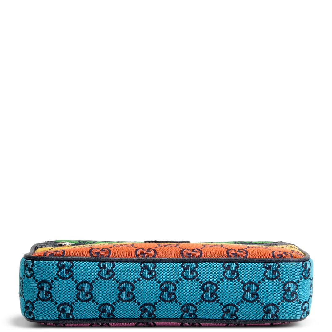 GUCCI GG Canvas Multicolor Belt Bag