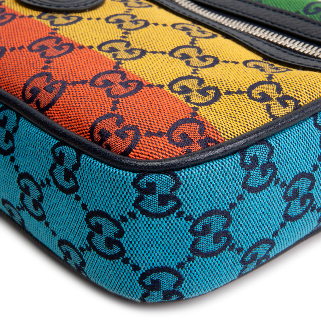 GUCCI GG Canvas Multicolor Belt Bag