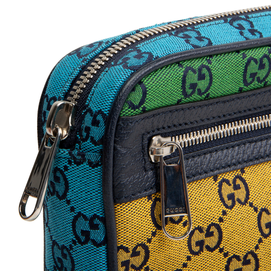 GUCCI GG Canvas Multicolor Belt Bag