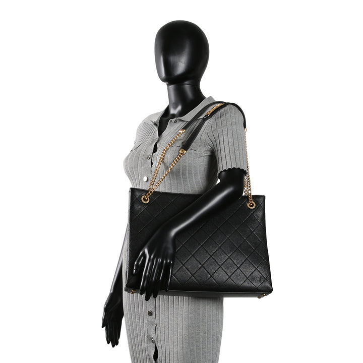 CHANEL Bracelet on Chain Tote - Black