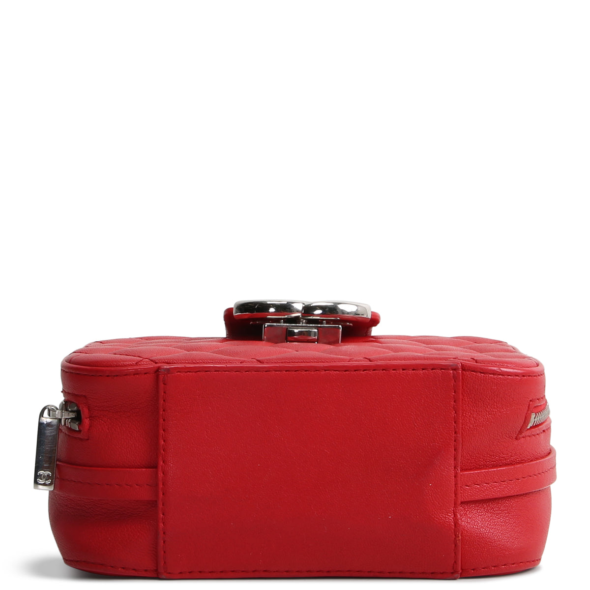 CHANEL Calfskin Mini Camera Bag - Red