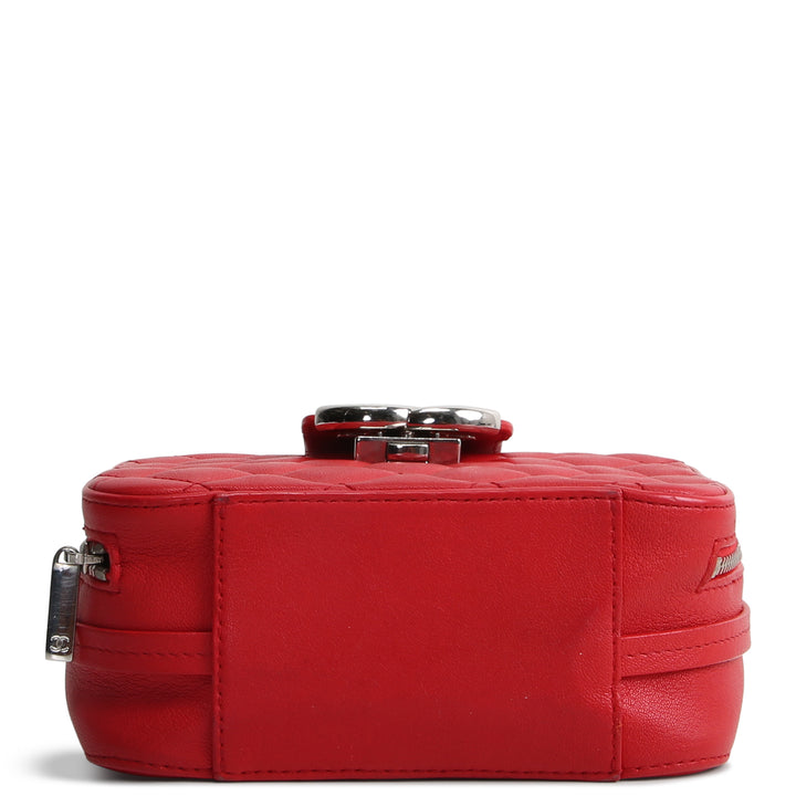 CHANEL Calfskin Mini Camera Bag - Red