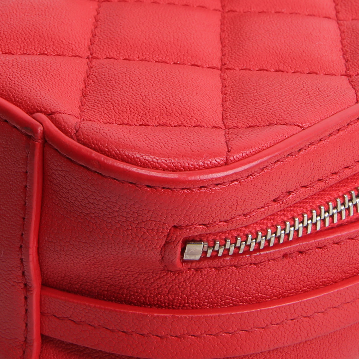 CHANEL Calfskin Mini Camera Bag - Red