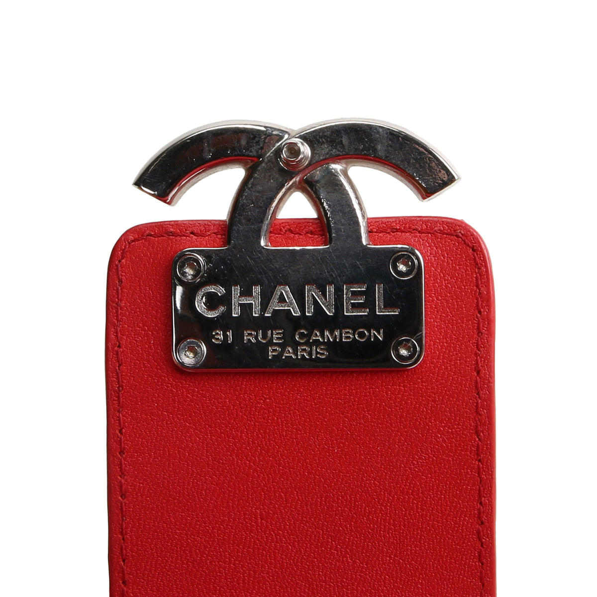 CHANEL Calfskin Mini Camera Bag - Red