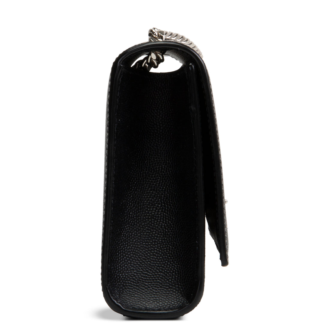 SAINT LAURENT Grain de Poudre Kate Shoulder Bag - Black