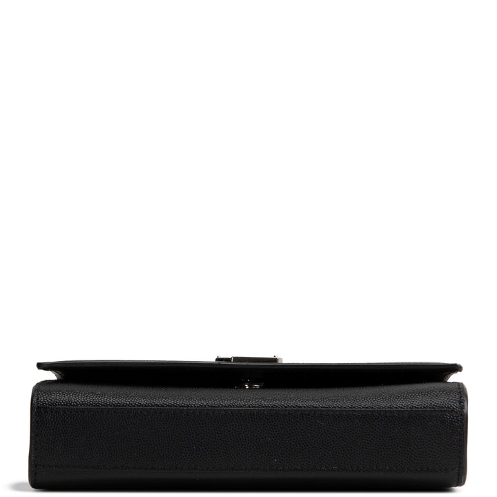 SAINT LAURENT Grain de Poudre Kate Shoulder Bag - Black