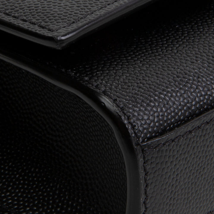 SAINT LAURENT Grain de Poudre Kate Shoulder Bag - Black