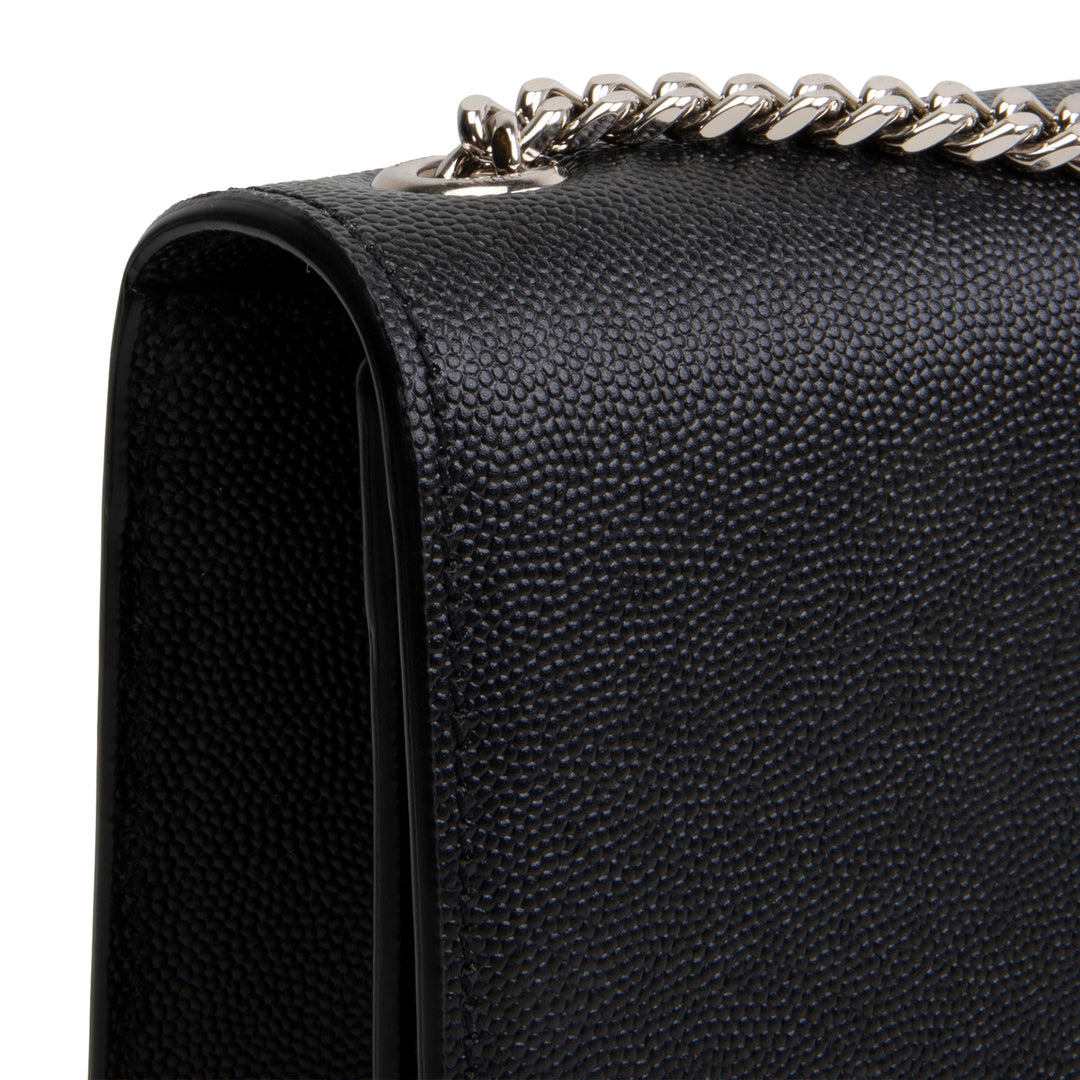 SAINT LAURENT Grain de Poudre Kate Shoulder Bag - Black