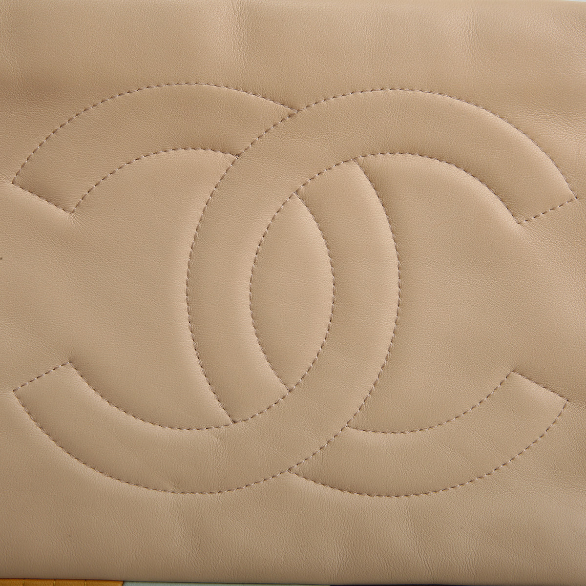 CHANEL Colorblock Patchwork O-Case