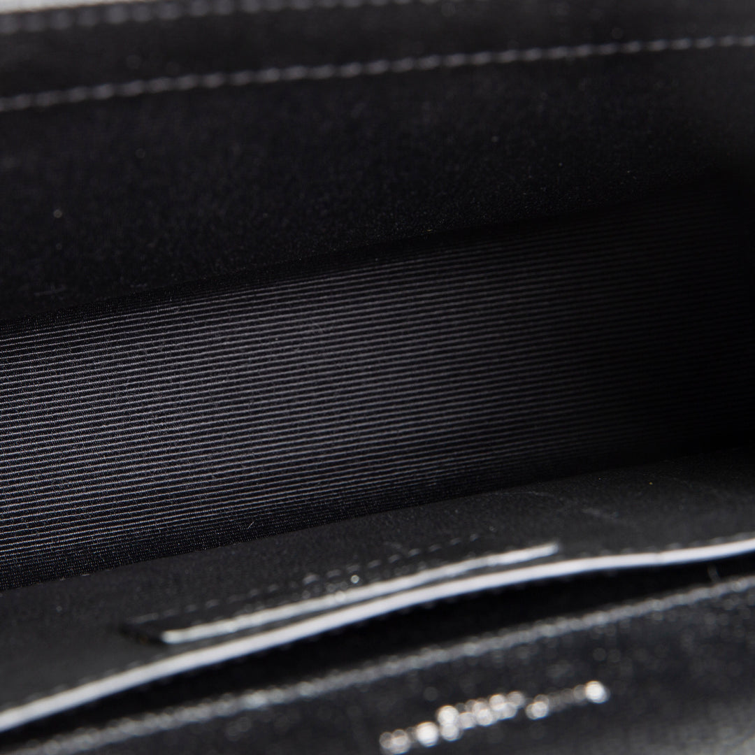 SAINT LAURENT Grain de Poudre Kate Shoulder Bag - Black
