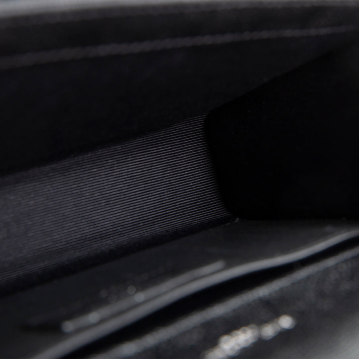 SAINT LAURENT Grain de Poudre Kate Shoulder Bag - Black
