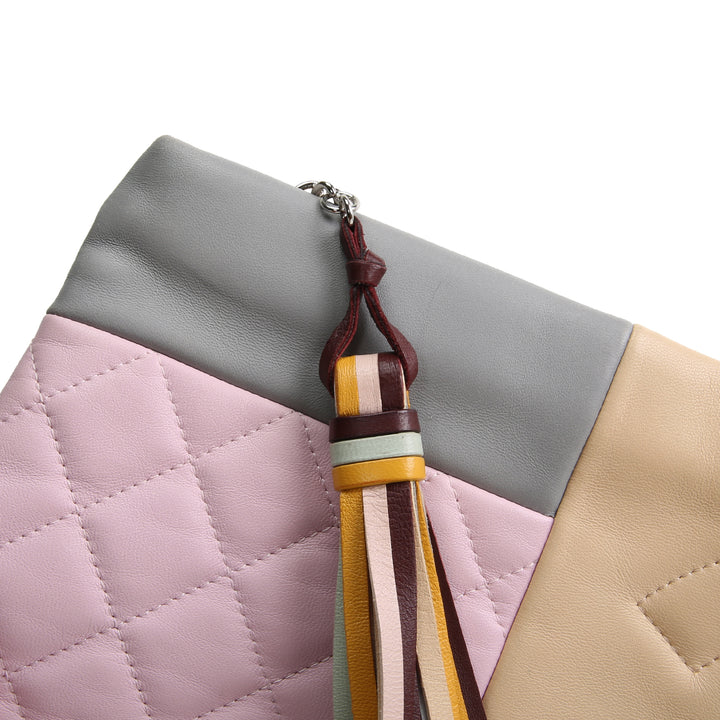 CHANEL Colorblock Patchwork O-Case