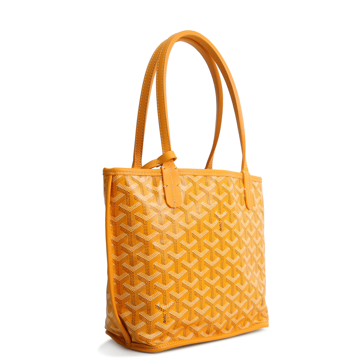 GOYARD Goyardine Anjou Mini Tote - Yellow