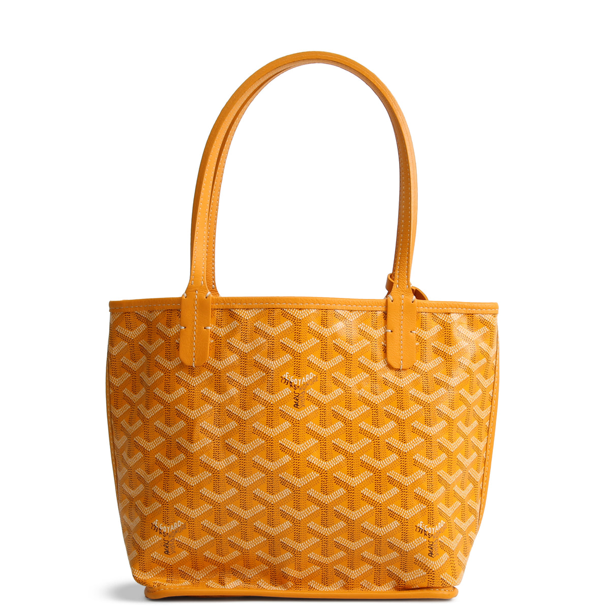 GOYARD Goyardine Anjou Mini Tote - Yellow