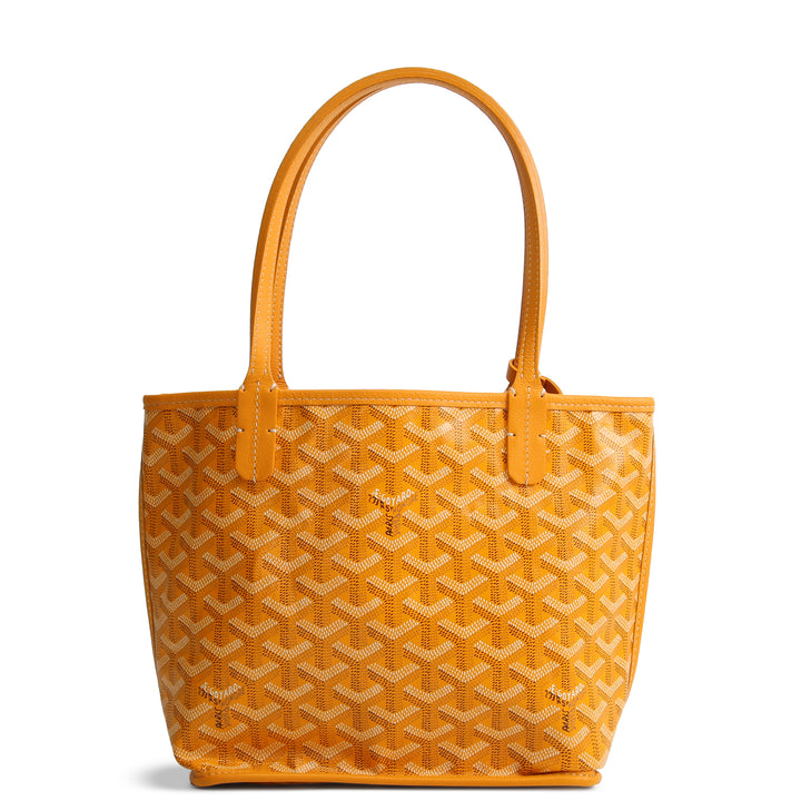 GOYARD Goyardine Anjou Mini Tote - Yellow