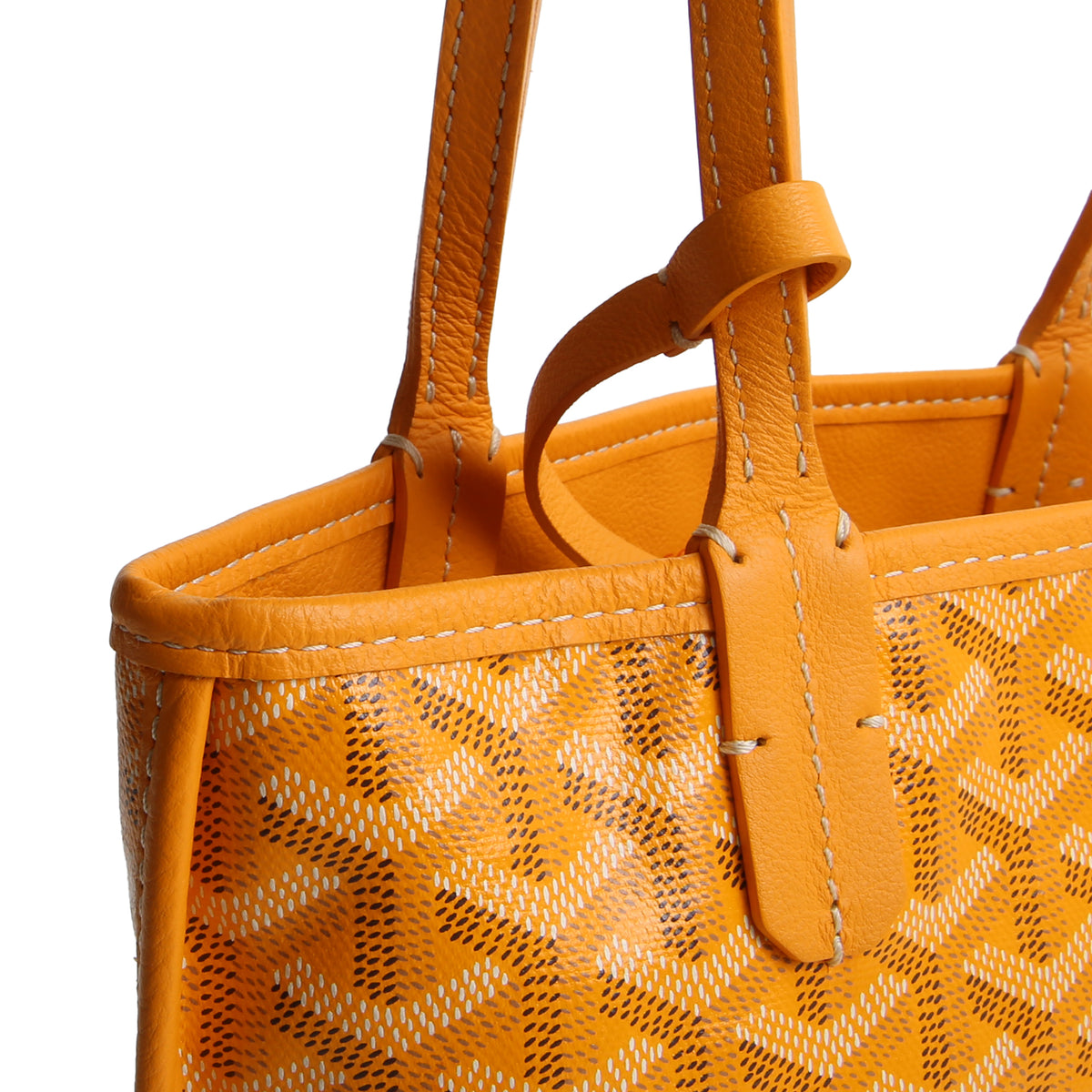 GOYARD Goyardine Anjou Mini Tote - Yellow