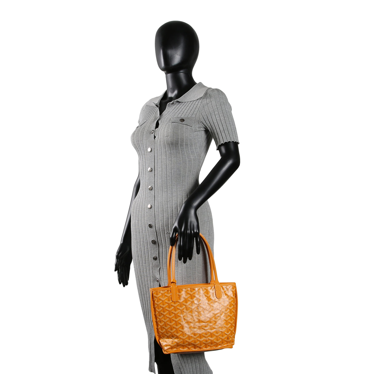 GOYARD Goyardine Anjou Mini Tote - Yellow