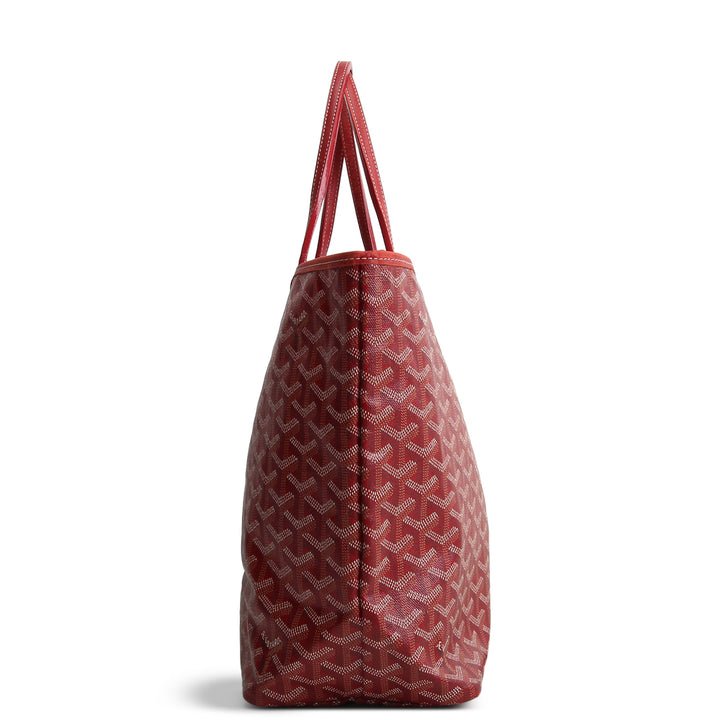 GOYARD Goyardine St. Louis Tote PM w/ Pouch - Red